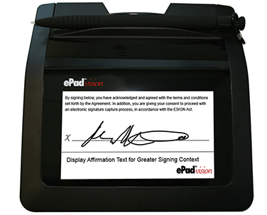 ePadLink - ePad-vision Signature Pad ePadLink - ePad-vision Signature Pad