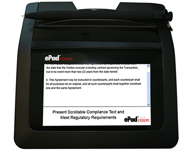 ePadLink - ePad-vision Signature Pad ePadLink - ePad-vision Signature Pad